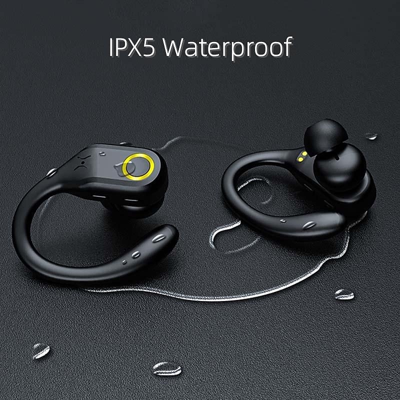 Side view of earbuds
