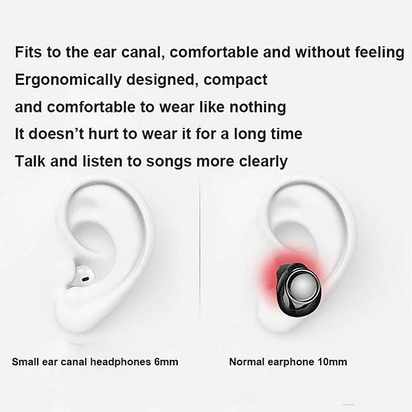 Hand-held display of X6 True Wireless Earbuds