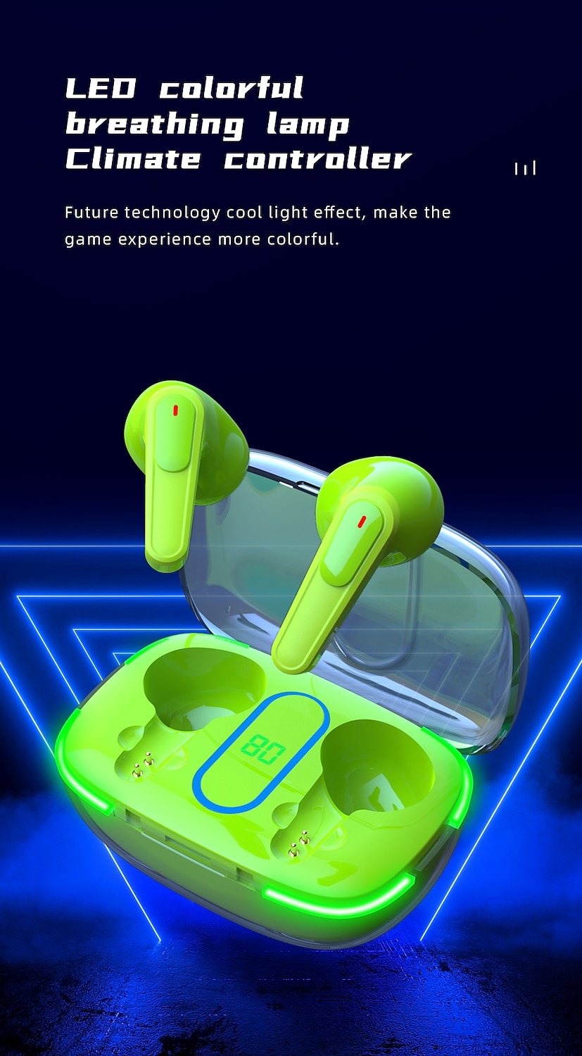 Side view of earbuds