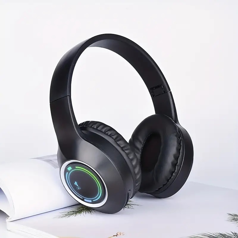 Front view of headphones
