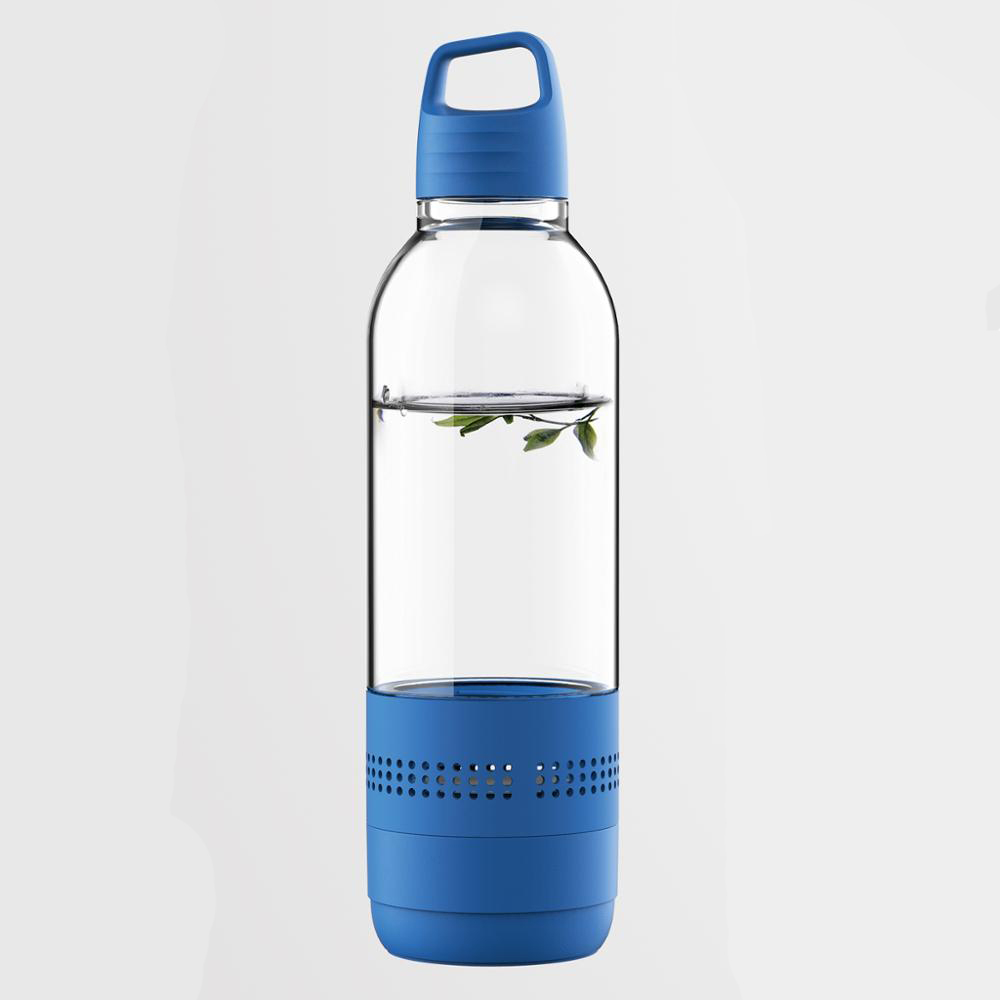 Outdoor hiking waterproof bottle speaker - Front view