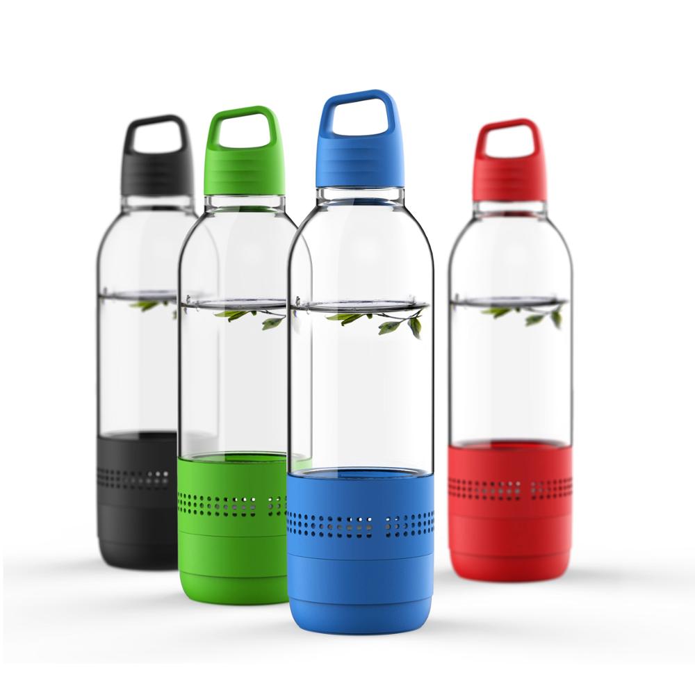 Outdoor hiking waterproof bottle speaker - Button layout