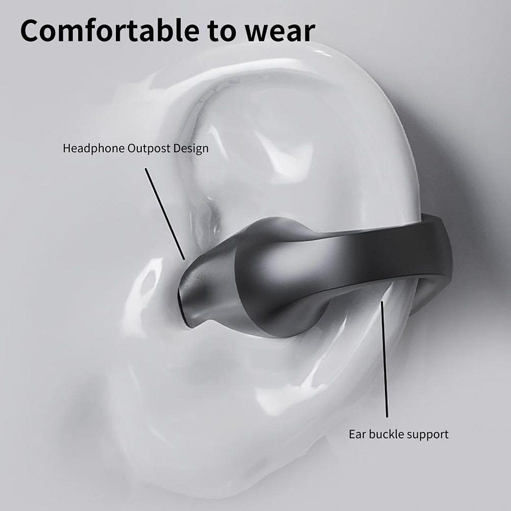 S03 Bluetooth 5.2 earbuds LED display effect