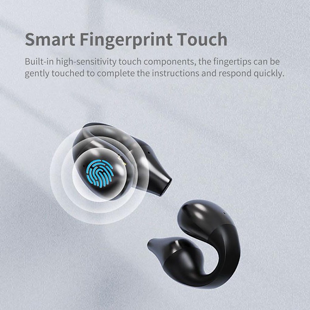 S03 Bluetooth 5.2 earbuds real-life wearing effect