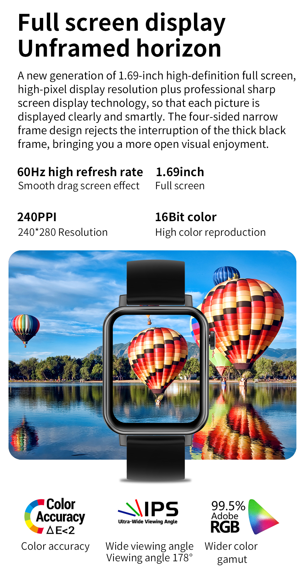 Smart watch side view