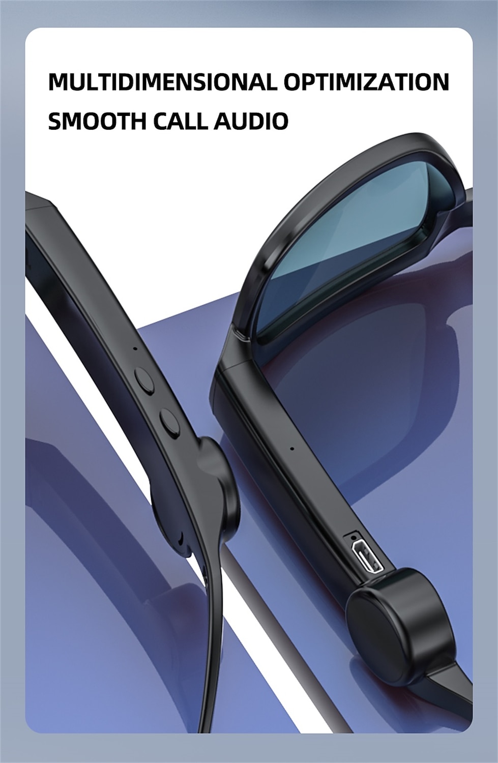 Side view of XG-88 showing ear-hook design