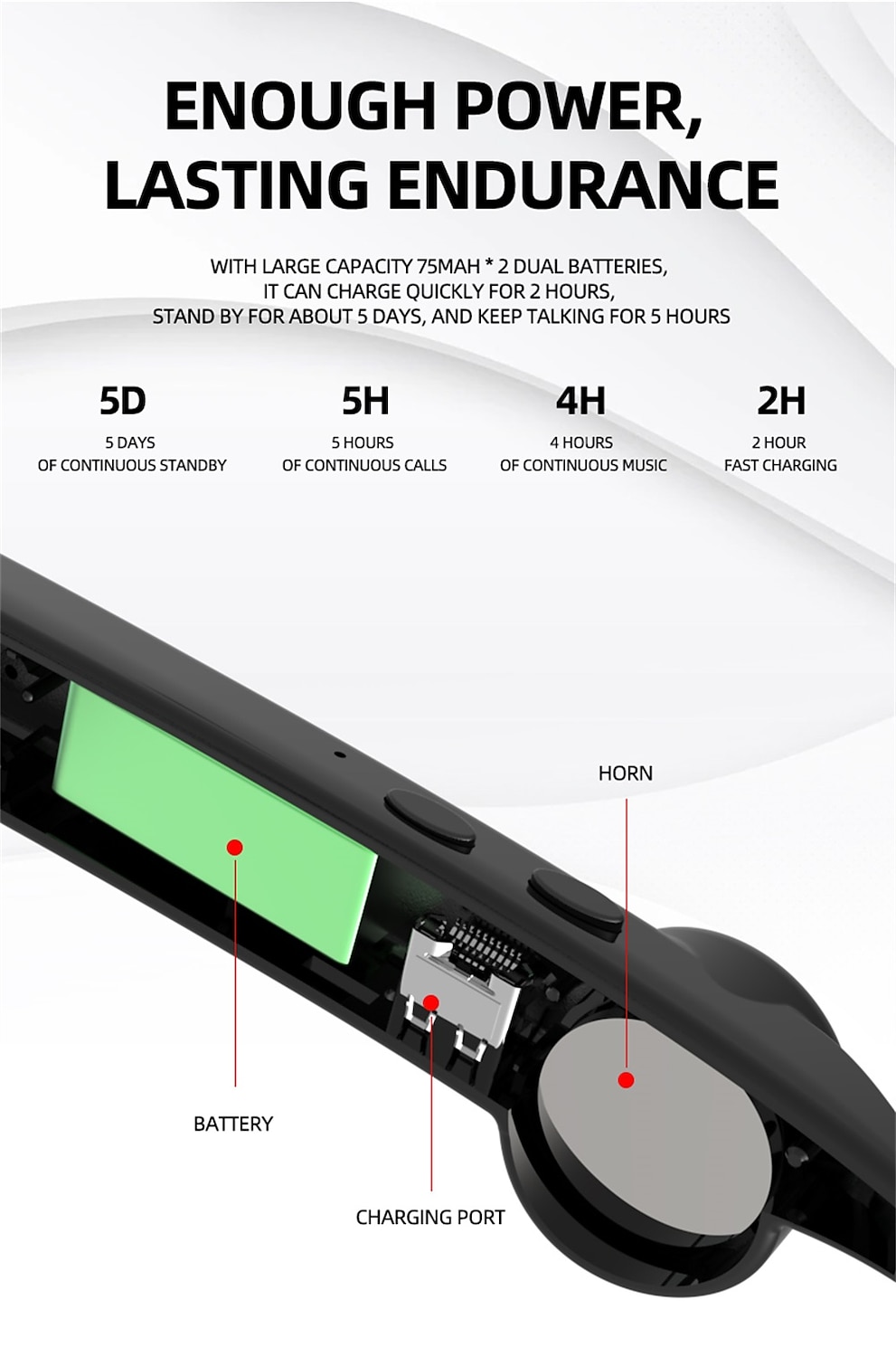 Close-up of XG-88 temple control buttons