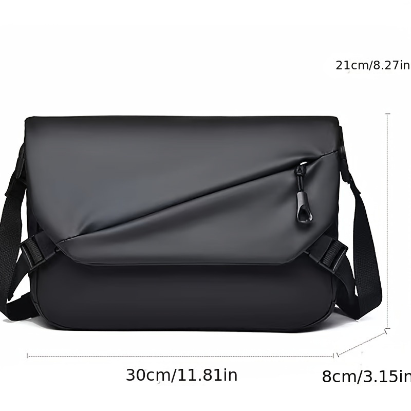 1pc mens new business multifunctional shoulder messenger bag mens nylon fashion simple bag details 0