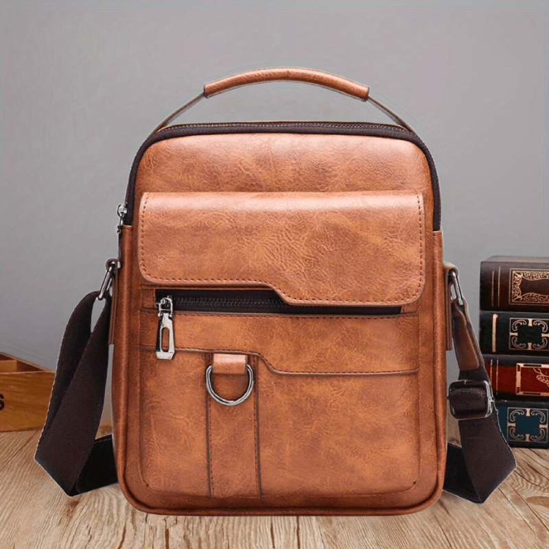 luxury brand men-luxury brand men crossbody messenger bags business casual handbag male pu shoulder bag large capacity details 5
