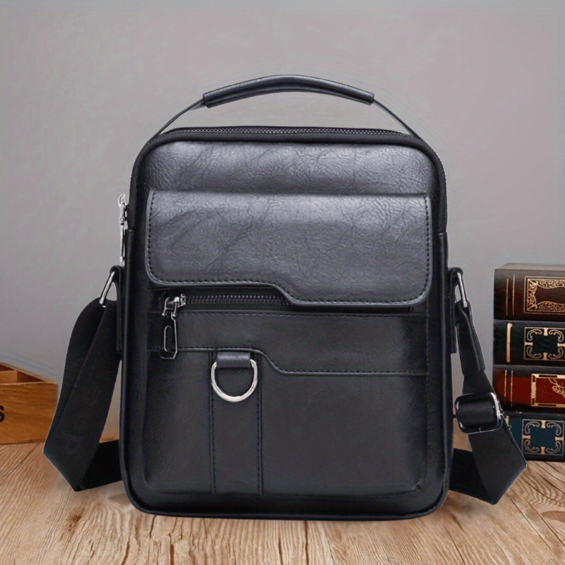 luxury brand men-luxury brand men crossbody messenger bags business casual handbag male pu shoulder bag large capacity details 8